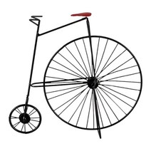 레트로 단철 자전거 자전거 자전거 조각 모델 아트 장식품 인형 빈티지 수제 홈 오피스 장식, 01 Black