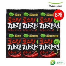 풀무원 고추기름 짜장면 4입 멀티팩, 6팩