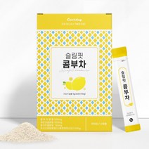 [에너데이] 레몬맛 독일산 슬림핏 콤부차 30포 타피오카식이섬유 프락토올리고당 무수구연산 함유 식이섬유 유산균 혼합 분말 가루 스틱 타입 콤부차, 5g, 90개