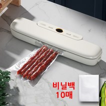 KORELAN 2in1 진공포장기 가정용 업소용 음식압축기 진공 밀봉기 비닐백 10매, CR-7912