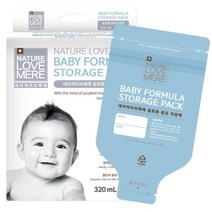 네이쳐러브메레 일회용 분유저장팩 320ml, 1개, 60매