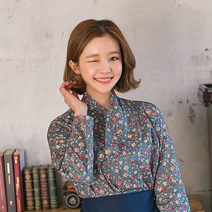 예다움 청록꽃 장저고리 생활한복 저고리 한복