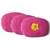 러쉬 크리미 캔디 핑크 플러피 버블바 비건 배쓰밤 입욕제 100g 3개