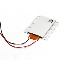 전기온수기부품 ptc 발열체 73x63x7mm 24v 60-270도 항온 알루미늄 쉘 히터 플레이트 2pcs, 120도 20-60w