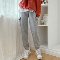 잇진 여성 도톰 기모 밴딩 트레이닝 조거 팬츠