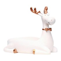 사무실 장식 장식품에 대 한 사슴 입상 수지 동상 키 보관 상자 주최자, 앉아 21cmx12cmx18cm