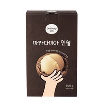 마카다미아 인쉘 500g(250gX2개) 까먹는 통 완태 마카다미아, 1개