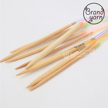 대나무 (40cm) 줄바늘 대바늘 뜨개질바늘 뜨개바늘, 6.0mm