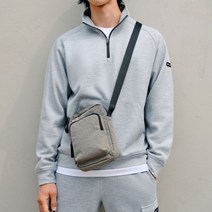 탑텐 23년 남자 더블니트 반집업 래글런 포켓 티셔츠 MGR