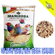라이브잇 마니토바 핀치류 사료, 1kg, 15개, 1kg