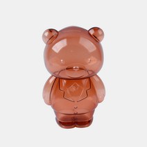 라이프양행 곰돌이 가족 캐릭터 저금통, 1개, 아빠(브라운)