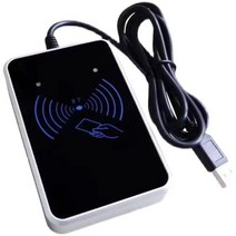 카드리더기 메모리USB 포트 125Khz 또는 13.56Mhz Mifare RFID 비접촉식 근접 스마트 마그네틱 카드 리더, 02 13.56Mhz