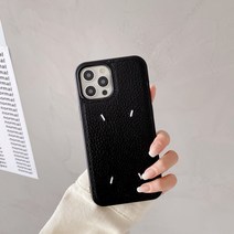 아이폰13 아이폰14 스티치 가죽 케이스