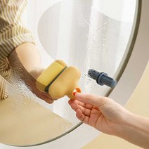 살림일기 1+1 미니 욕실 거울 물때 제거 스퀴지, 미니스퀴지 - 옐로우 2개