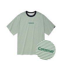 [정품/이벤트] 커버낫 COVERNAT 스트라이프 티셔츠 그린