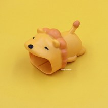 아이폰 아이패드용 3D 동물 케이스 충전기 보호 귀여운 케이블 홀더 액세서리 관리 18W 20W, 04 D
