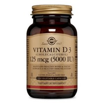 솔가 비타민D3 125mcg 5000IU 120배지캡슐