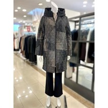 [트리아나(아울렛)] 트리아나 세이브존01 반후드누빔패딩코트 2컬러 ag4fa03 -1