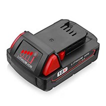 우스틴스 3.0Ah M18 48-11-1815 M18 XC 밀워키 호환 배터리, 3AH