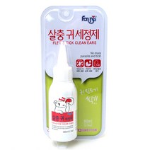 포비스 강아지 살충 귀 세정제, 80ml, 4개
