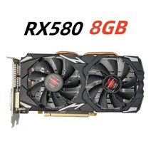 GTX 1060 RX 580 데스크탑 컴퓨터 게이밍 그래픽 카드 1GB-8GB 비디오 GT1030 GT730 GT610 GTX650, 06 RX580 8G