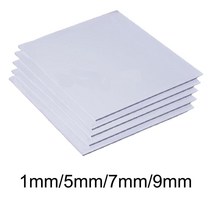 폼포드 압축스티로폼 스티로폼판넬 우드락폼보드 압축스폰지 5pcs 사각형 블록 diy 풍경 풍경 건물 거품 슬래브 공예 보드 거품, 10cmx10cmx0.1cm