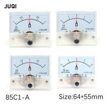 아날로그 패널 전류계 게이지 85C1-A DC 75mv 10A -0 - 1A 3A 5A 20A 30A 50A 100A 200A 500A, [14] 500A -0 -500A(75mV)