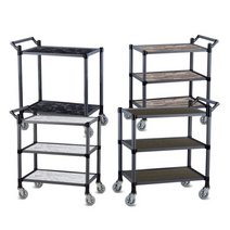 더바른유통 서빙 카트 고급형 스텐 3단중 3단 서빙카트 업소용 서빙카트 저소음 서빙카트, 고급형 스텐 3단중 1개