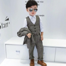 뉴블리스타 어린이 양복 결혼식 하객룩 화동 남아 남자아기 헤링턴 5종 정장세트