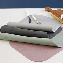 시둥마켓 +[시둥마켓]+_ 테이블매트 식탁매트세트 북유럽패턴 테이블매트세트 라탄매트, 실리콘 테이블 매트 식탁 고무 깔개 개인 식탁보, 다크핑크