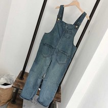 바캉스 휴양지 룩 데님 멜빵 점프 수트 코디 연 청 UF4 여자 바지 슈트 캐주얼 여성 예쁜 반팔 썸머