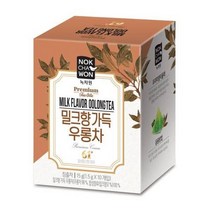 녹차원 간편한 [녹차원] 밀크향가득우롱차 10티백 x 4개 명절 부모님 지인 선물 회사 탕비실 손님접대, 21set
