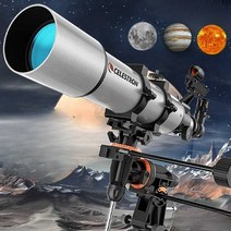 천체망원경 달 고배율 목성 Scope 줌, 102EQ 공식 표준 구성