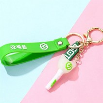 ko Astro Got7 스트레이 키즈 트와이스 EXO 실리콘 라이트스틱 키 체인 팬 컬렉션 선물 1 장, 4