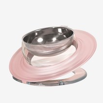 링펫 UFO식기 강아지 고양이 식기 1구 각도조절, 핑크