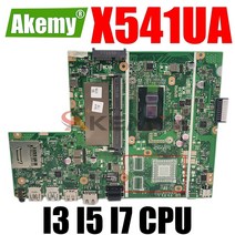 X541UA X541UAK 노트북 마더 보드 I3 I5 I7 6th Gen 7th Gen CPU ASUS X541UJ X541UV X541UVK X541UQ X541U 노트북 메인, I7-7500U 0GB