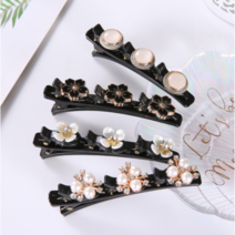 4sets 엘레강스 연예인 큐빅 진주 셀프 웨딩 명품 헤어밴드 머리띠