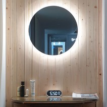 빛이야기 로라 LED 거울벽등 [Lora Mirror] 조명거울 거울조명 LED조명거울 욕실거울 화장대거울 미용실거울 주문제작 조명거울 원형 타원 직사각, 타원형-노터치