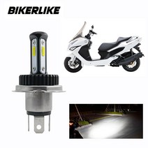 대림Q2 다이나믹 오토바이 LED 전조등 12V H4헤드램프 3면 헤드라이트 모터 바이크, BLT 12v H4 오토바이LED 3면, 1개