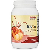 Bariatric Fusion Orange 크림 식사 대용품 27g 단백질 파우더 위 우회술을 포함한 비만 수술 환자를 위한 21회 제공량 /Protein, Strawberry Banana, Strawberry Banana