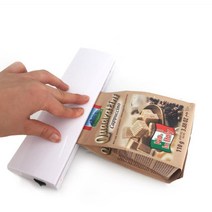 건전지형 간편조작 열접착 비닐밀봉기 자동포장기 씰링기 비닐접착 실링기, 상세페이지참조