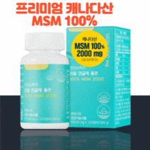 MSM 2000 msn 효능 관절 식이유황 엠에스엠효능 120정, 4개