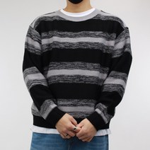 콘피아르 루즈 스트라이프 오버 스웨터 TC8001W