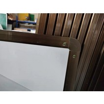 법랑 칠판 메모 자석 가정용 환경판 공부방 벽걸이, 120x240cm, 화이트B프레임