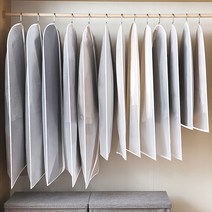 코트커버 반투명 지퍼형 옷커버 특대형(60x140cm) 5매