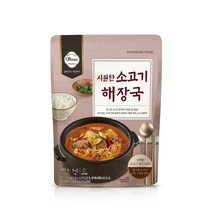 (모바일)(신세계푸드) 올반 소고기 해장국 4팩, 4개, 480g