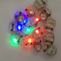 LED 발광 자비츠 LED단추 신발꾸미기 재료 DIY
