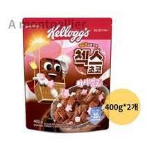 첵스초코 오곡으로 만든 마시멜로 시리얼, 800g, 10개