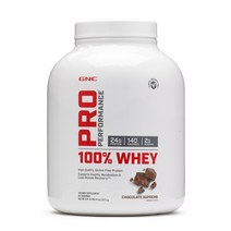 GNC 프로 퍼포먼스 100% 웨이 프로틴 (2.26kg) 초콜릿 맛 Pro Performance Whey Protein 5lb, 1개