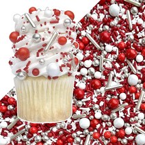 Manvscakes Cake sprinkles Red 케이크 스프링클 캔디 레드 113g